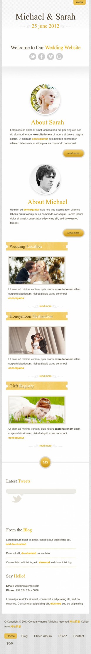 大气的交友婚嫁行业英文网站建设模板手机图片
