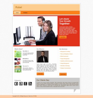 商务企业html5模板网站建设电脑图片