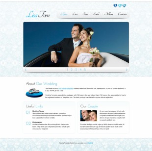 大气婚纱摄影企业网站模板制作电脑图片